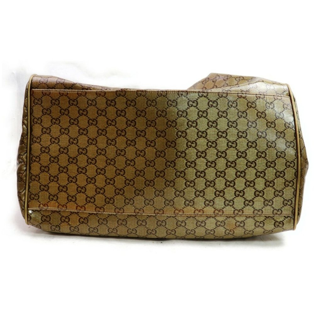 Gucci Boston Bag Bronze PVC - Picture 4 of 5